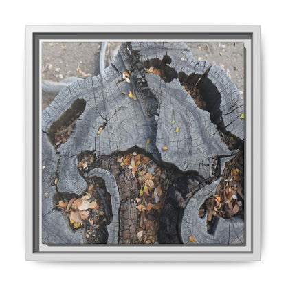 Time's Fractal Memory - Unique Stretched Canvas Wall Art