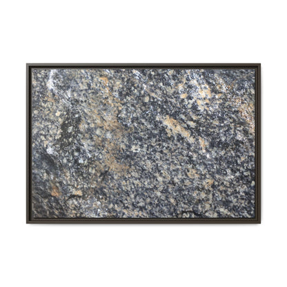 Crystalline Echoes - Unique Stretched Canvas Wall Art