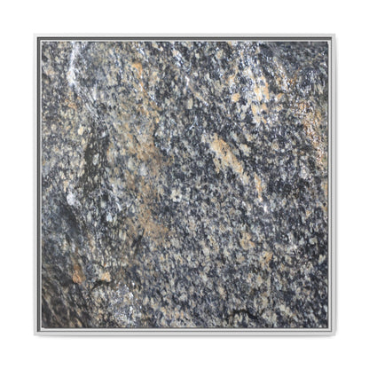 Crystalline Echoes - Unique Stretched Canvas Wall Art