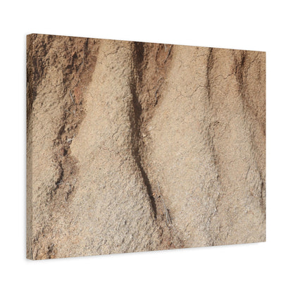 Weathered Earth - Unique Frameless Canvas Wall Art