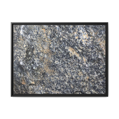 Crystalline Echoes - Unique Stretched Canvas Wall Art