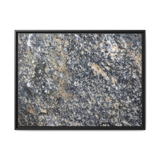 Crystalline Echoes - Unique Stretched Canvas Wall Art