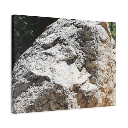 Stone of Solitude - Unique Frameless Canvas Wall Art