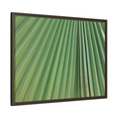 Emerald Rays - Unique Stretched Canvas Wall Art