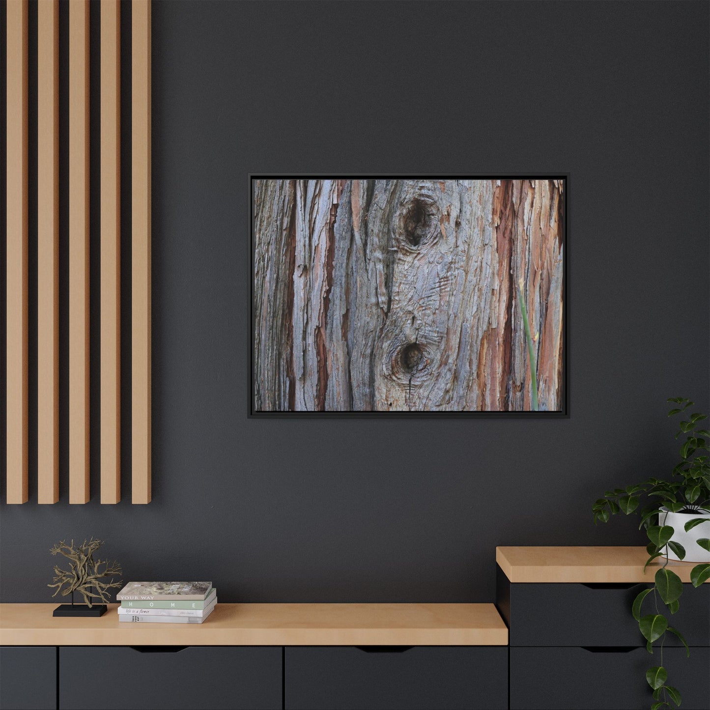 Knotty Nature - Unique Stretched Canvas Wall Art
