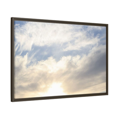 Sky's Ethereal Whisper - Unique Stretched Canvas Wall Art