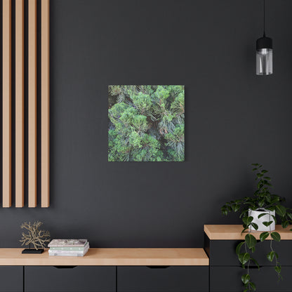 Green Labyrinth - Unique Frameless Canvas Wall Art