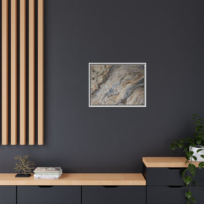 Layers of Earth's History - Unique Stretched Canvas Wall Art