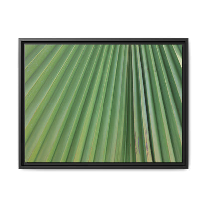 Emerald Rays - Unique Stretched Canvas Wall Art