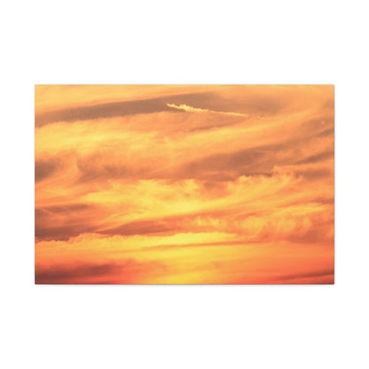 Golden Whispers - Unique Frameless Canvas Wall Art