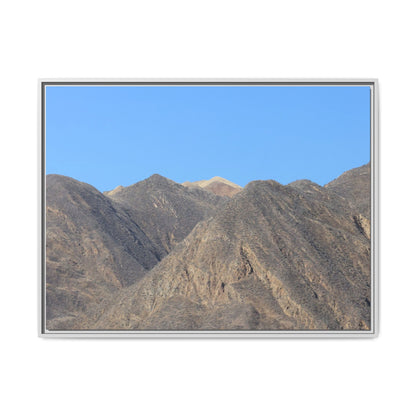 Echoes of Barren Peaks - Unique Stretched Canvas Wall Art - Art By Earth