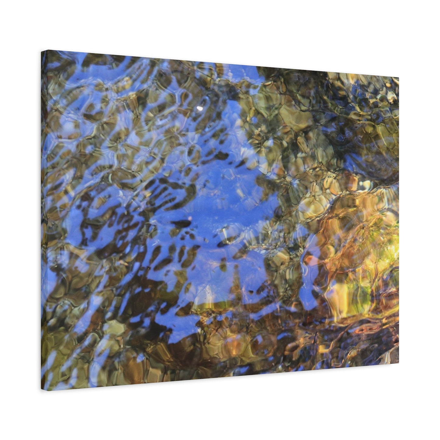 Water's Whisper - Unique Frameless Canvas Wall Art