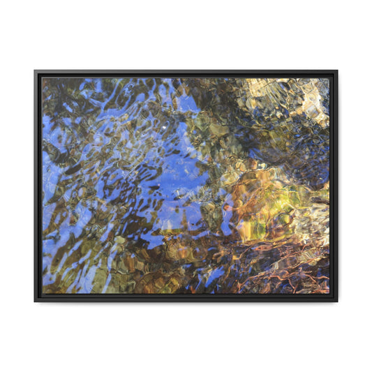 Watery Kaleidoscope - Unique Stretched Canvas Wall Art
