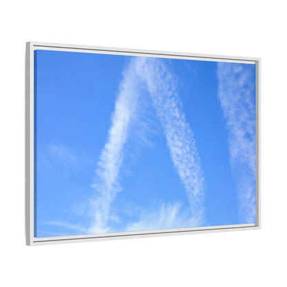 Skyward Whispers - Unique Stretched Canvas Wall Art