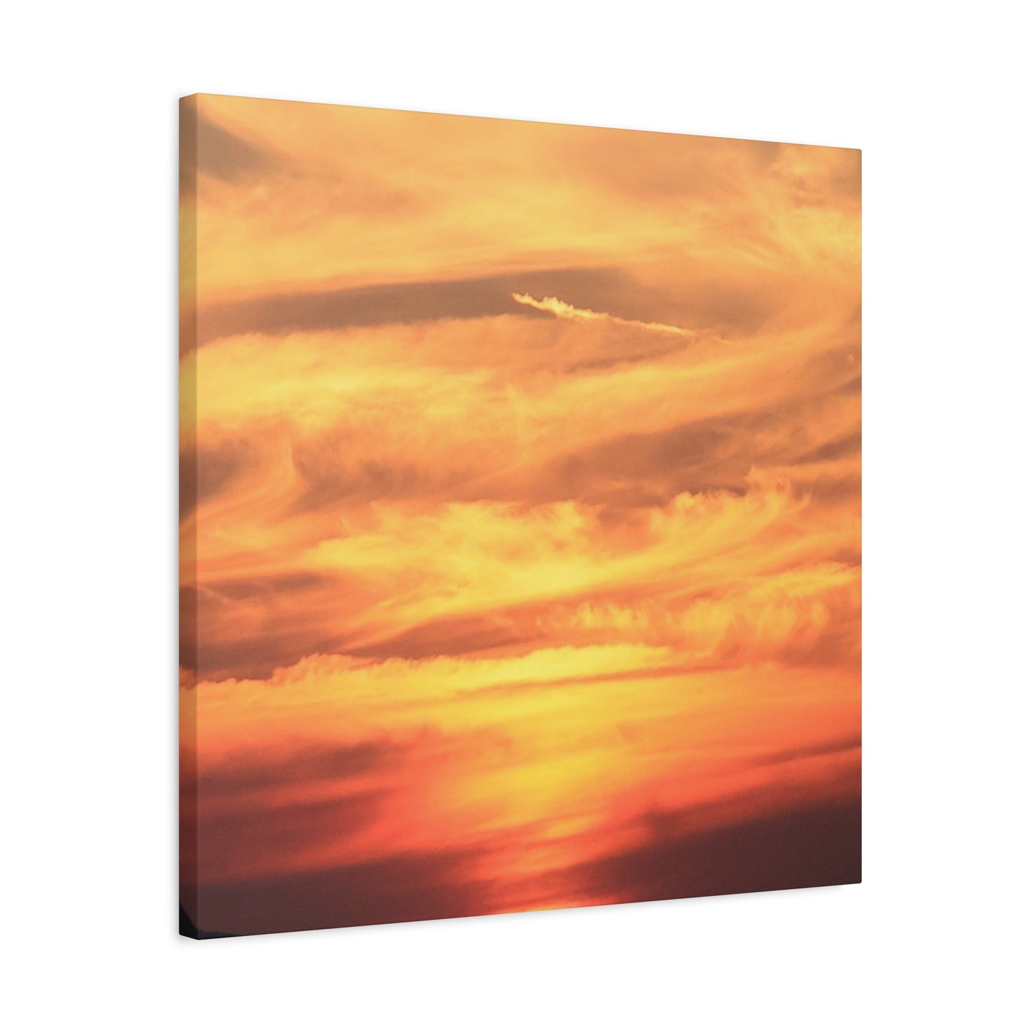 Golden Whispers - Unique Frameless Canvas Wall Art
