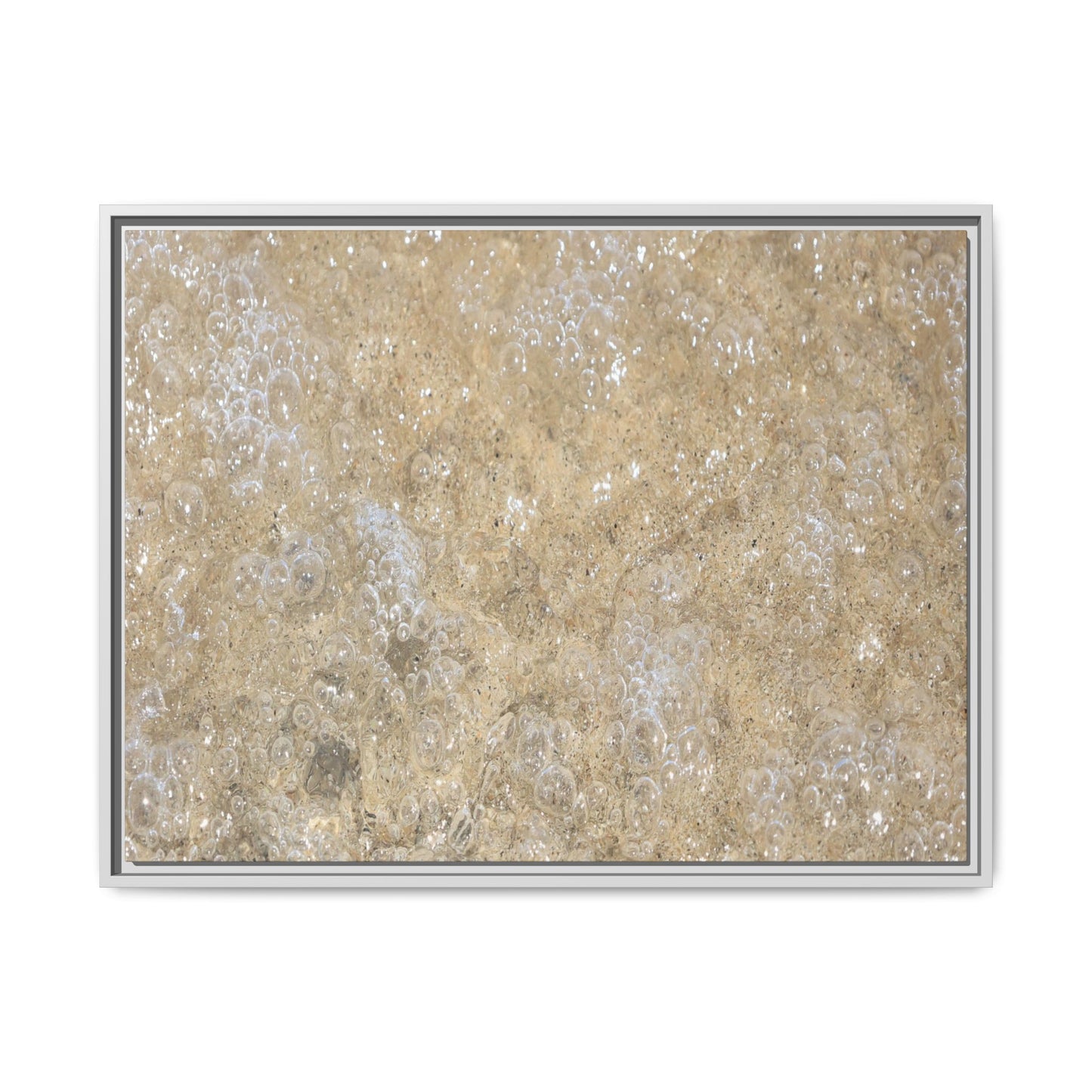 Bubbling Sand - Unique Stretched Canvas Wall Art