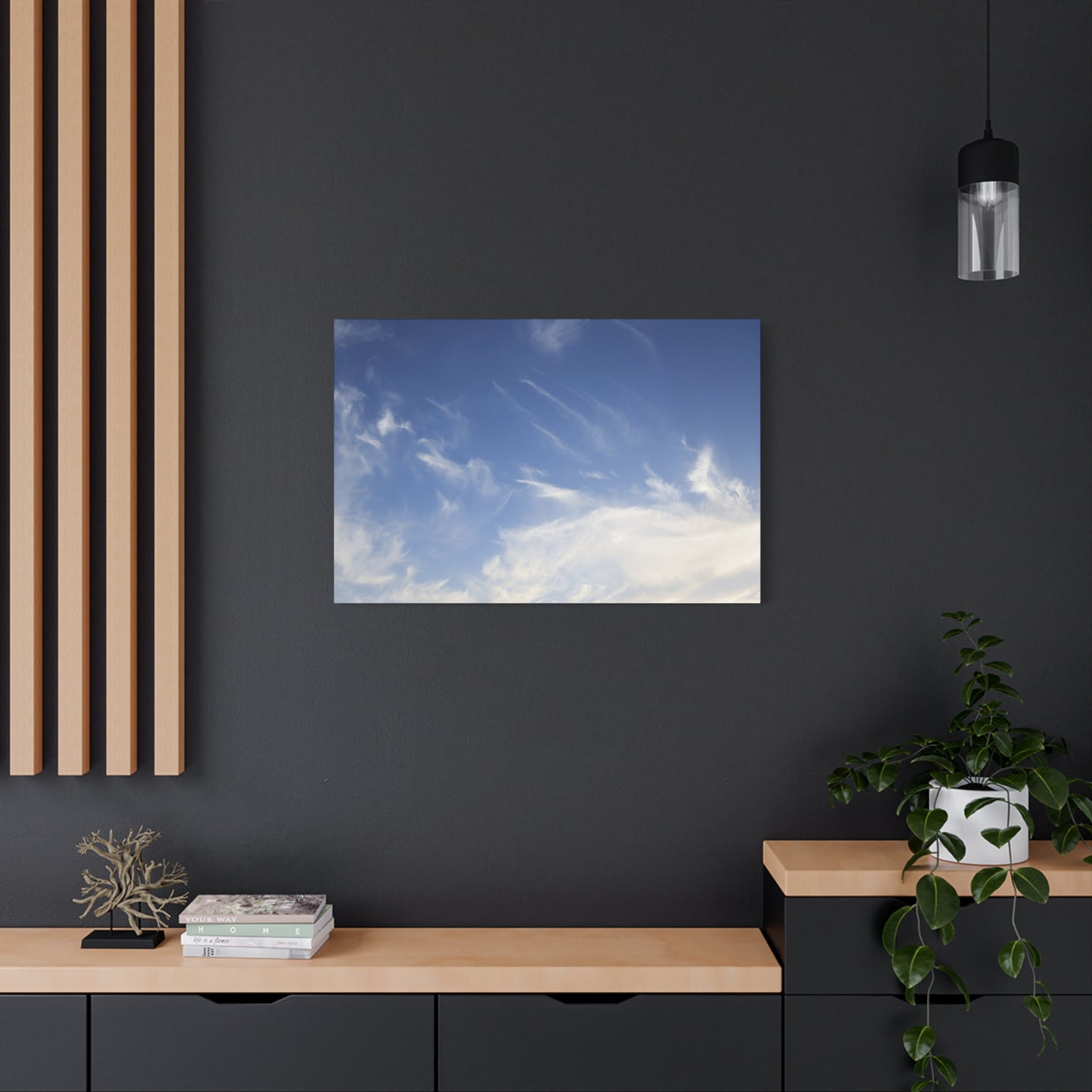 Sky's Breath - Unique Frameless Canvas Wall Art
