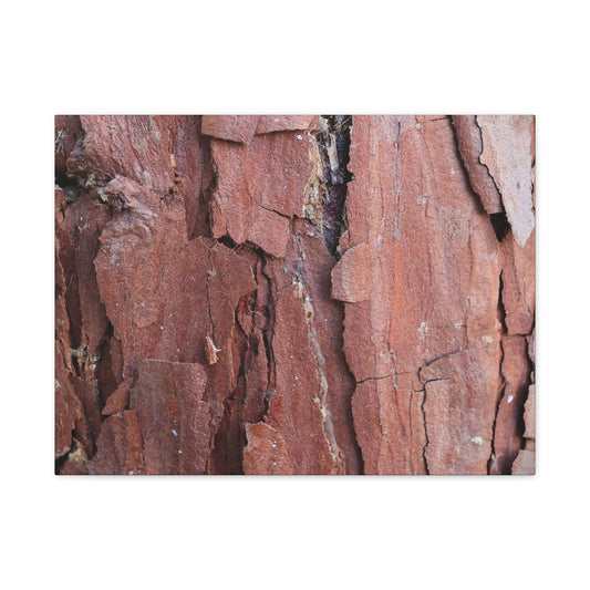 Crimson Fissures - Unique Frameless Canvas Wall Art