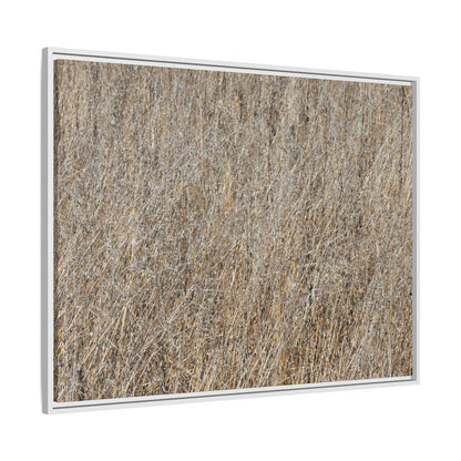 Dry Straw Symphony - Unique Stretched Canvas Wall Art - Art By Earth