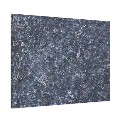 Frozen Whispers of Stone - Unique Frameless Canvas Wall Art