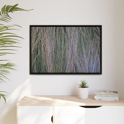 Whispers of Silver Grass - Unique Stretched Canvas Wall Art