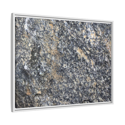 Crystalline Echoes - Unique Stretched Canvas Wall Art
