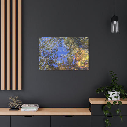 Water's Whisper - Unique Frameless Canvas Wall Art