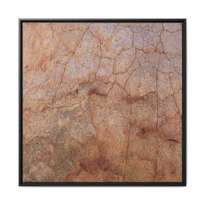 Russet Fissures - Unique Stretched Canvas Wall Art