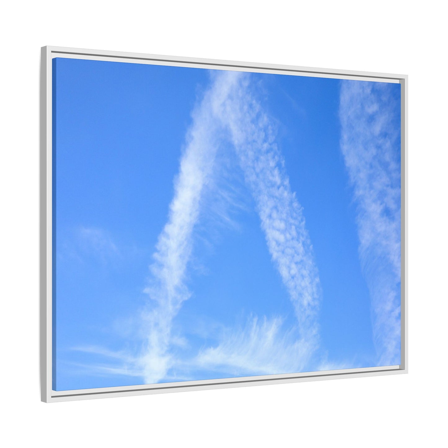 Skyward Whispers - Unique Stretched Canvas Wall Art