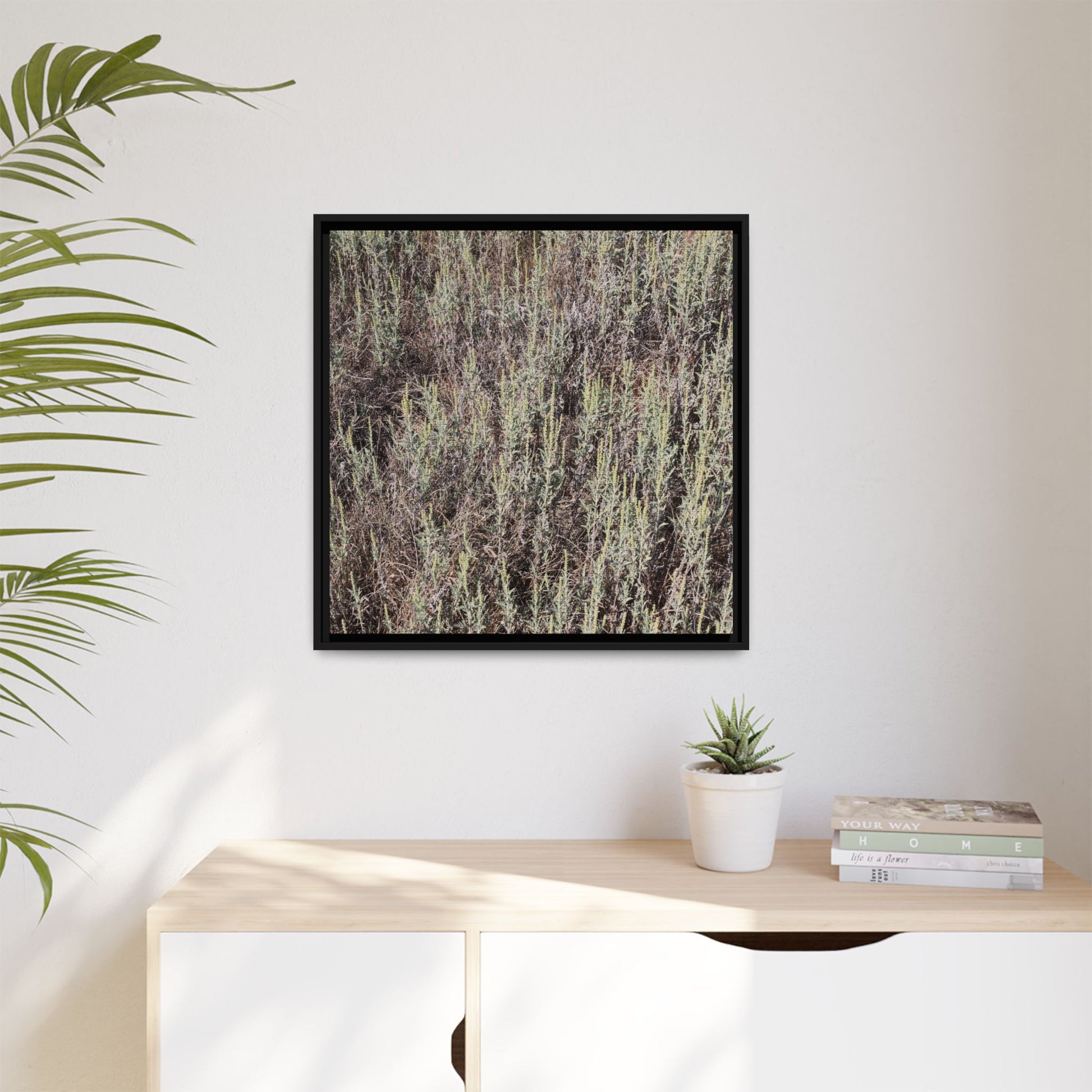 Sage Fields Forever - Unique Stretched Canvas Wall Art - Art By Earth