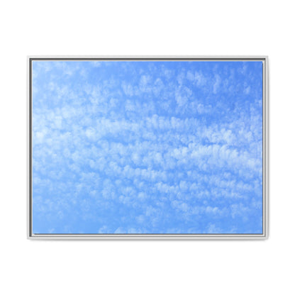Wispy Blue Dreams - Unique Stretched Canvas Wall Art