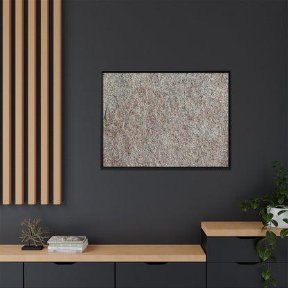 Granular Whispers - Unique Stretched Canvas Wall Art