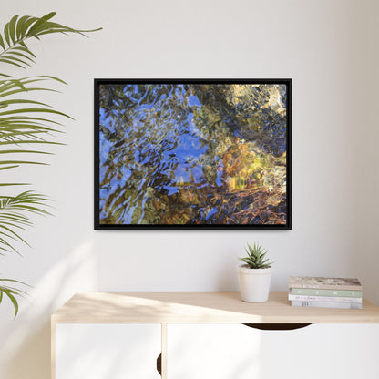 Watery Kaleidoscope - Unique Stretched Canvas Wall Art