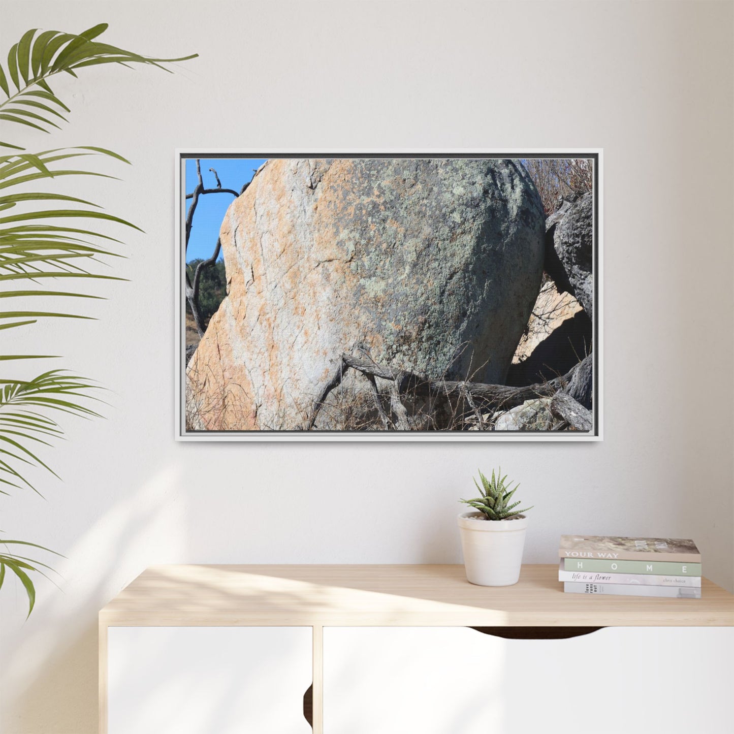 Stony Sentinel - Unique Stretched Canvas Wall Art - Art By Earth