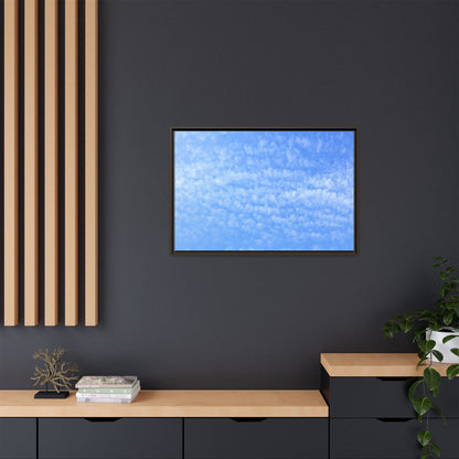 Wispy Blue Dreams - Unique Stretched Canvas Wall Art