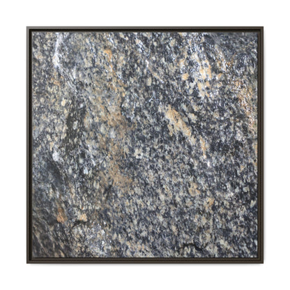 Crystalline Echoes - Unique Stretched Canvas Wall Art
