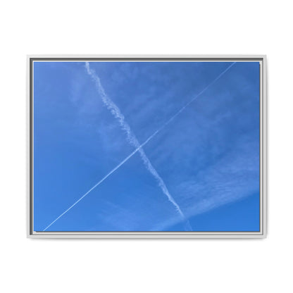 Sky Crossroads - Unique Stretched Canvas Wall Art
