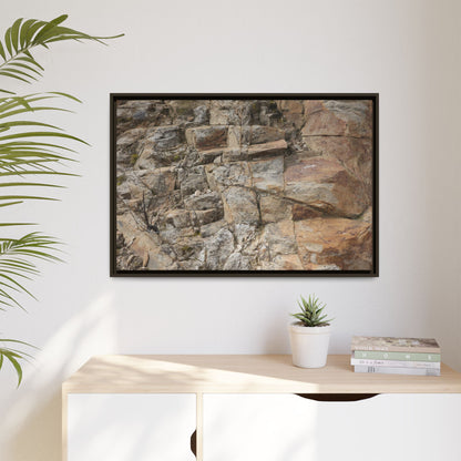 Sandstone Symphony - Unique Stretched Canvas Wall Art