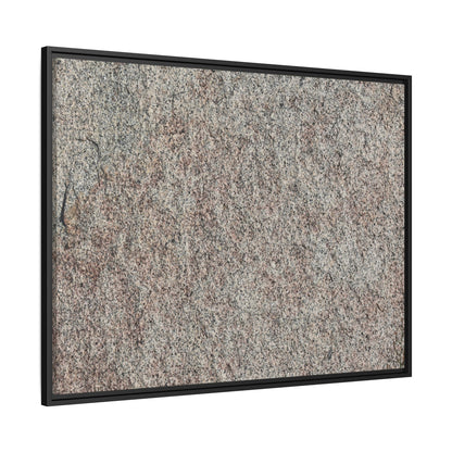 Granular Whispers - Unique Stretched Canvas Wall Art
