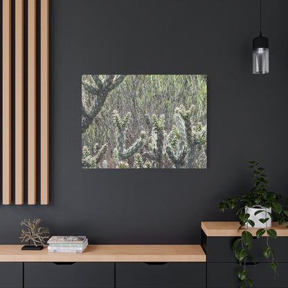 Spiny Sentinels - Unique Frameless Canvas Wall Art