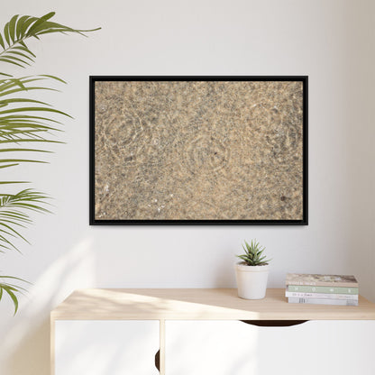 Whispers of Sand - Unique Stretched Canvas Wall Art