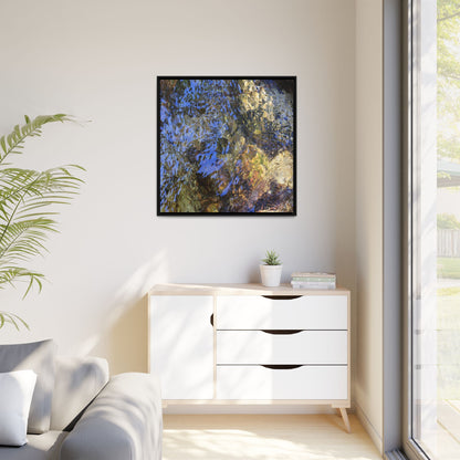 Aquatic Kaleidoscope - Unique Stretched Canvas Wall Art
