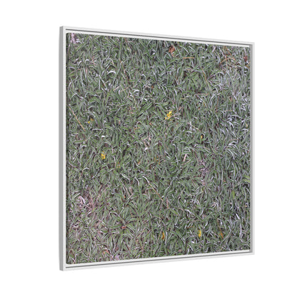 Grassy Texture - Unique Stretched Canvas Wall Art