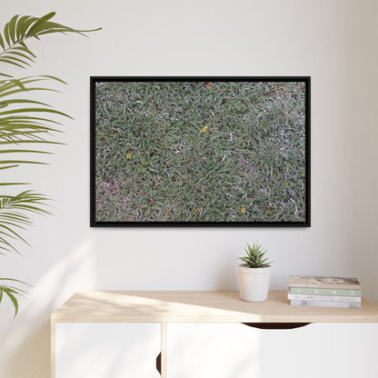 Grassy Texture - Unique Stretched Canvas Wall Art