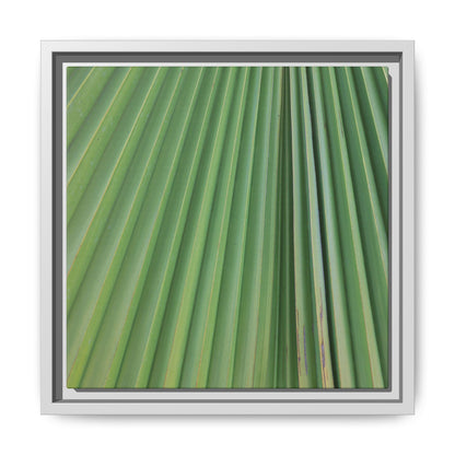 Emerald Rays - Unique Stretched Canvas Wall Art