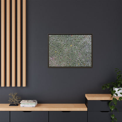 Grassy Texture - Unique Stretched Canvas Wall Art