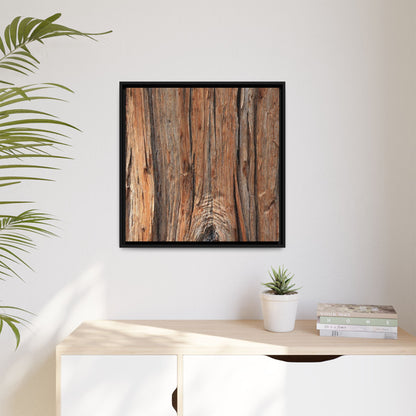 Echoes of Timber - Unique Stretched Canvas Wall Art