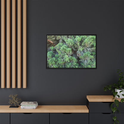 Verdant Whispers - Unique Stretched Canvas Wall Art
