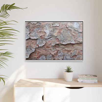 Flaking Serenity - Unique Stretched Canvas Wall Art