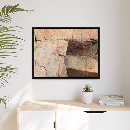 Fractured Stone - Unique Stretched Canvas Wall Art